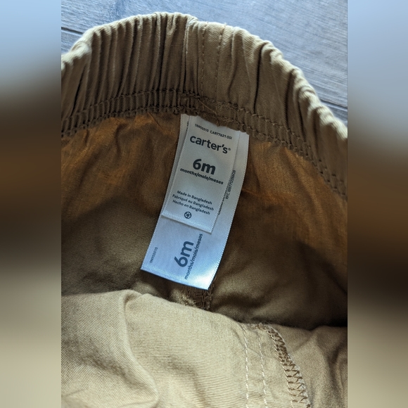Carter's Khaki Pant 6 mo - Picture 3 of 3